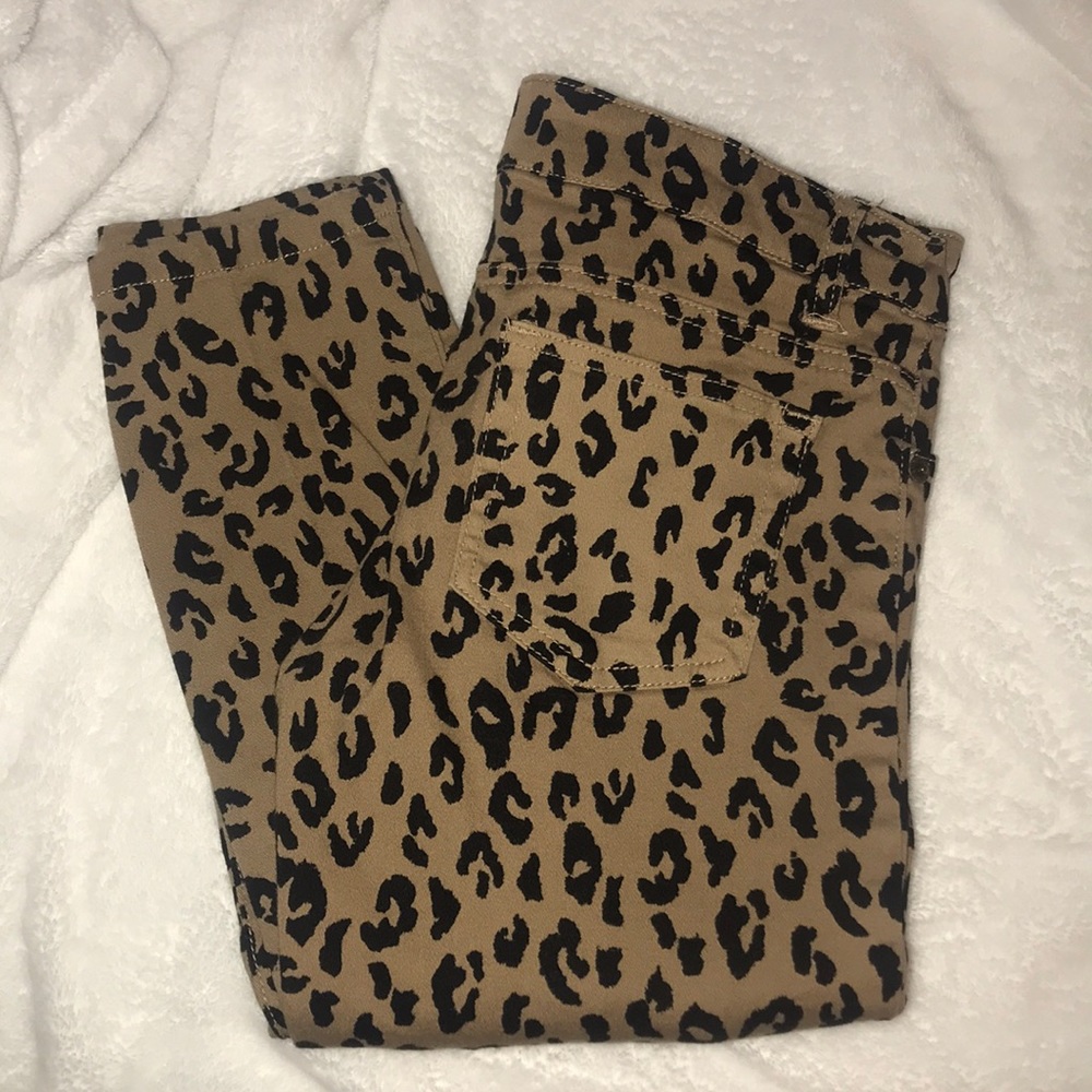 Leopard jeans